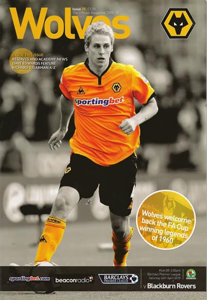 Wolverhampton Wanderers FC v Blackburn Rovers FC